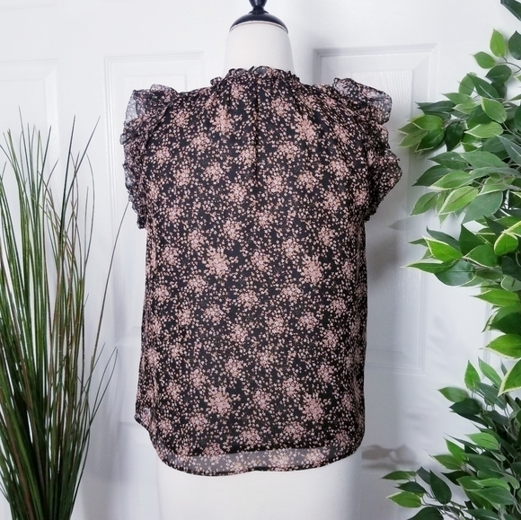 Nwot Generation Love High Neck Floral Top - Picture 4 of 13